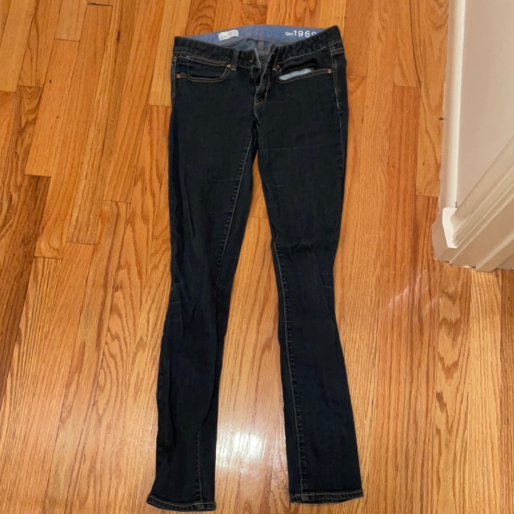 Navy blue jeans